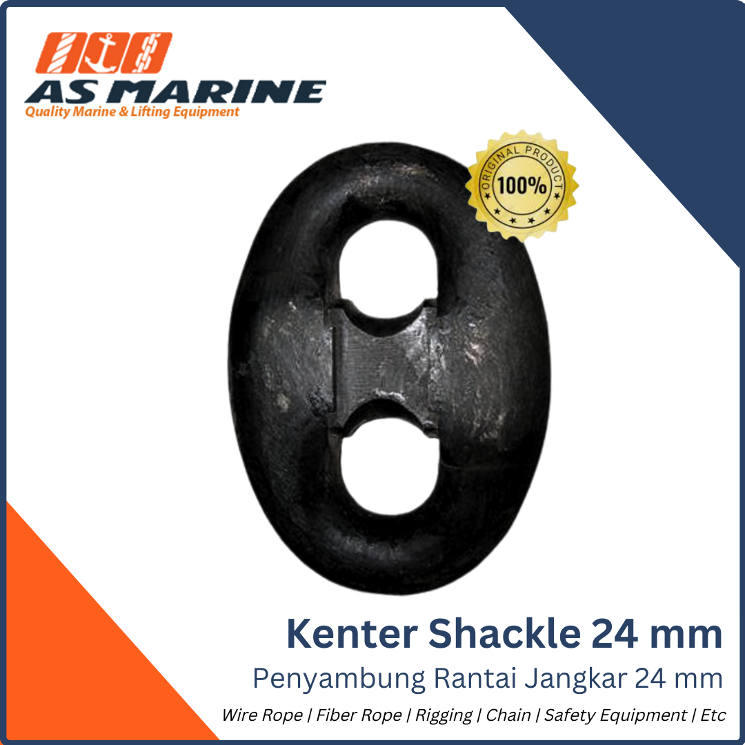 Kenter Shackle / Alat Sambung Rantai Jangkar 24 mm